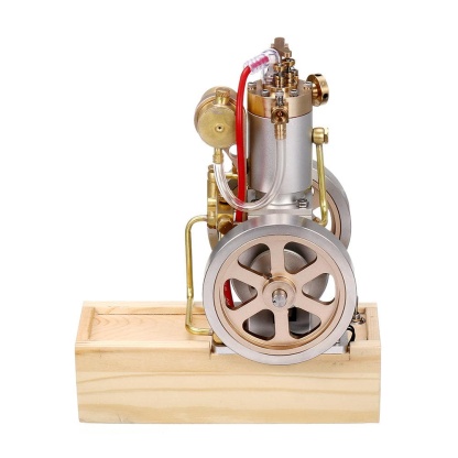 Upgraded Vertical Hit and Miss Gas Engine Model Water Cooled 6cc 4 Stroke with Mechanical Pump-helloworld7