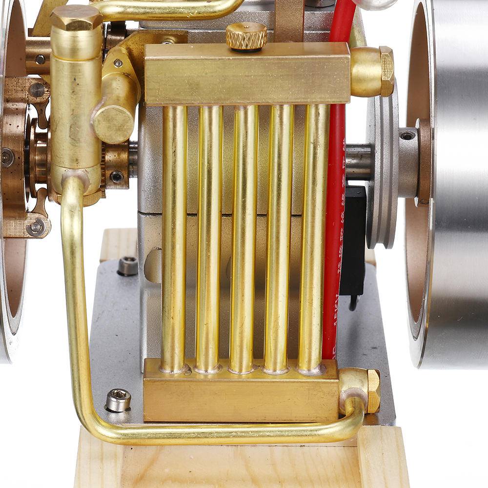 Upgraded Vertical Hit and Miss Gas Engine Model Water Cooled 6cc 4 Stroke with Mechanical Pump-helloworld7