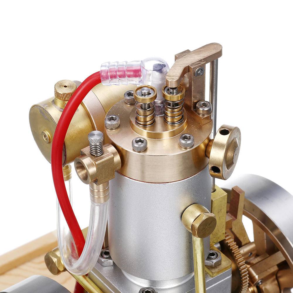 Upgraded Vertical Hit and Miss Gas Engine Model Water Cooled 6cc 4 Stroke with Mechanical Pump-helloworld7