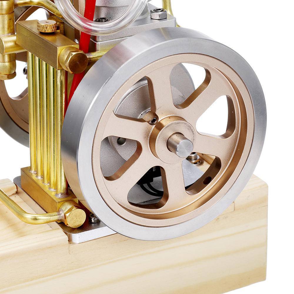 Upgraded Vertical Hit and Miss Gas Engine Model Water Cooled 6cc 4 Stroke with Mechanical Pump-helloworld7