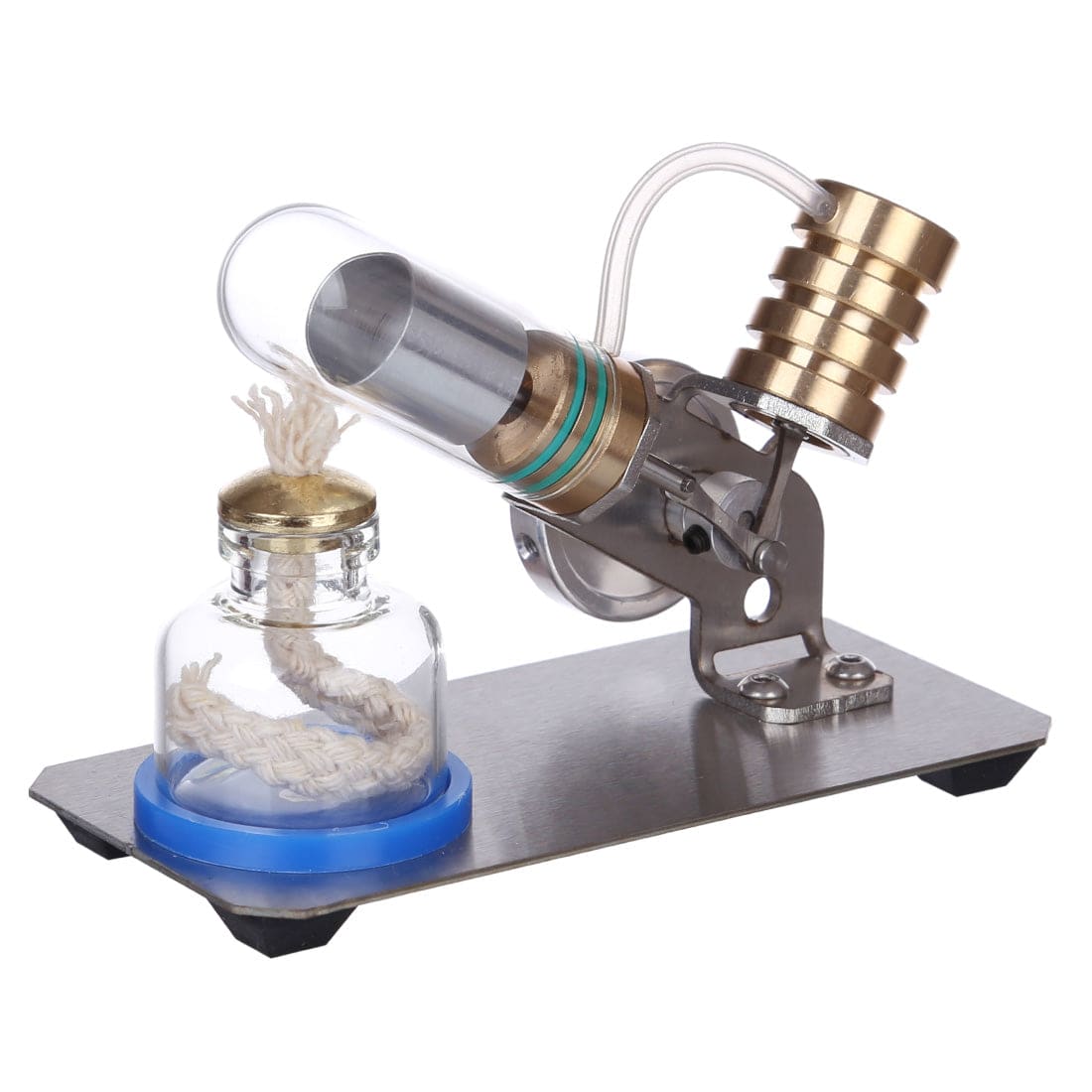 V Shape Stirling Engine Model Metal Physics Science Experiment Gift