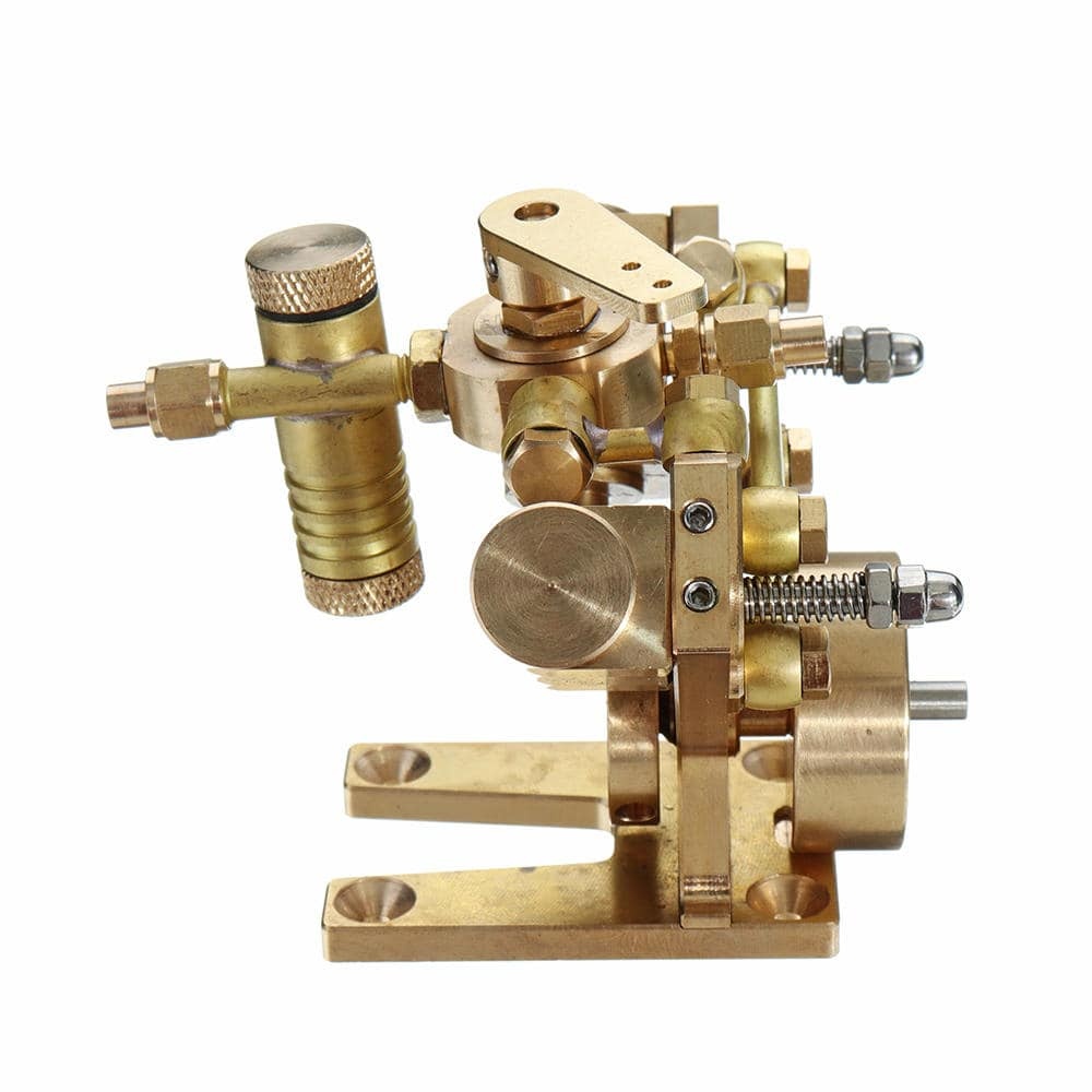 V-Shape Twin Cylinder Mini Pure Copper Steam Engine Model