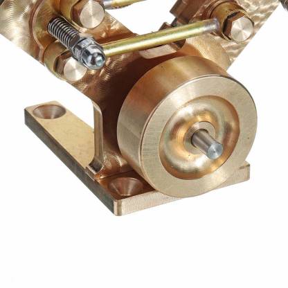 V-Shape Twin Cylinder Mini Pure Copper Steam Engine Model