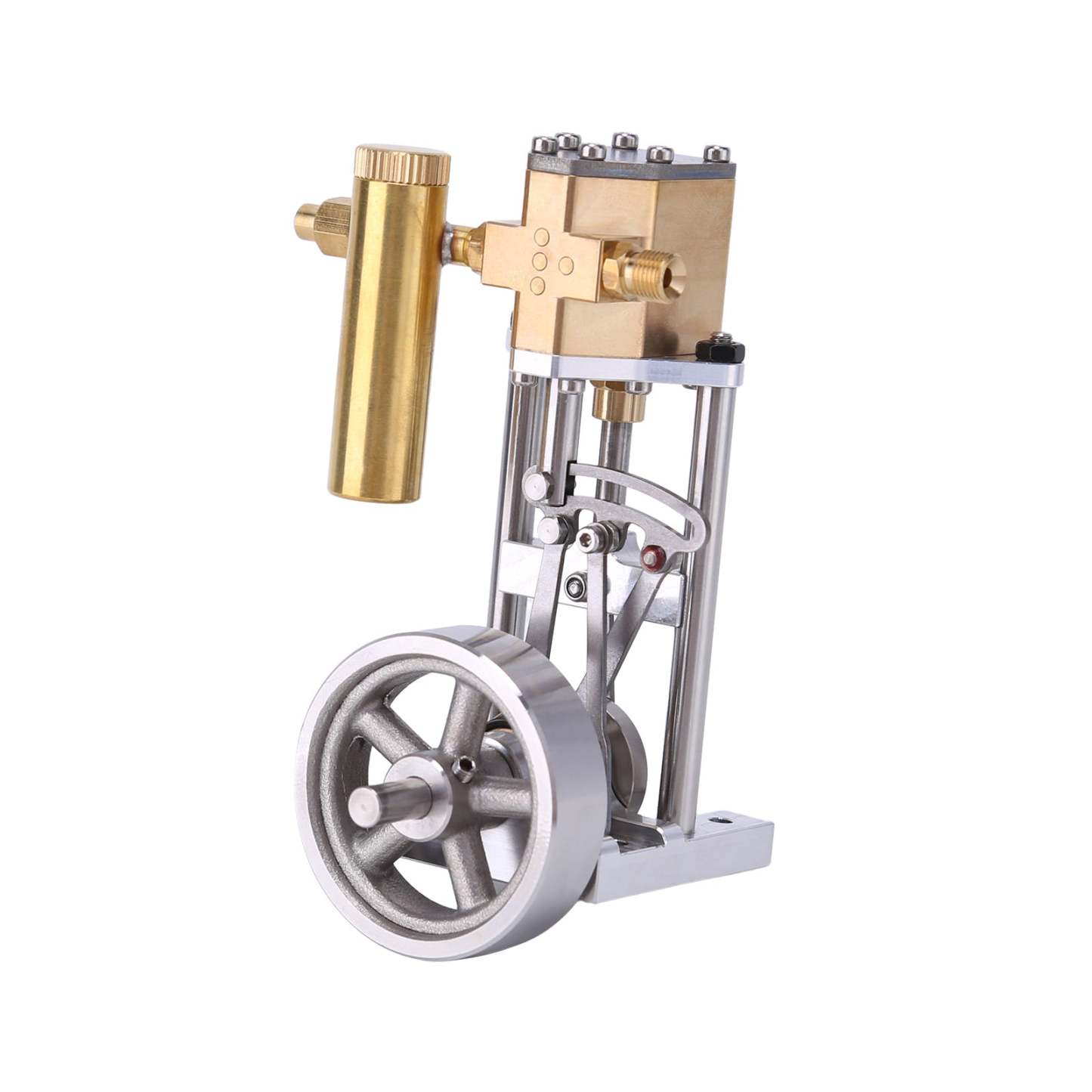 V1313 Mini Reversing Steam Engine Model Vertical Single Cylinder Physics Toy-helloworld7
