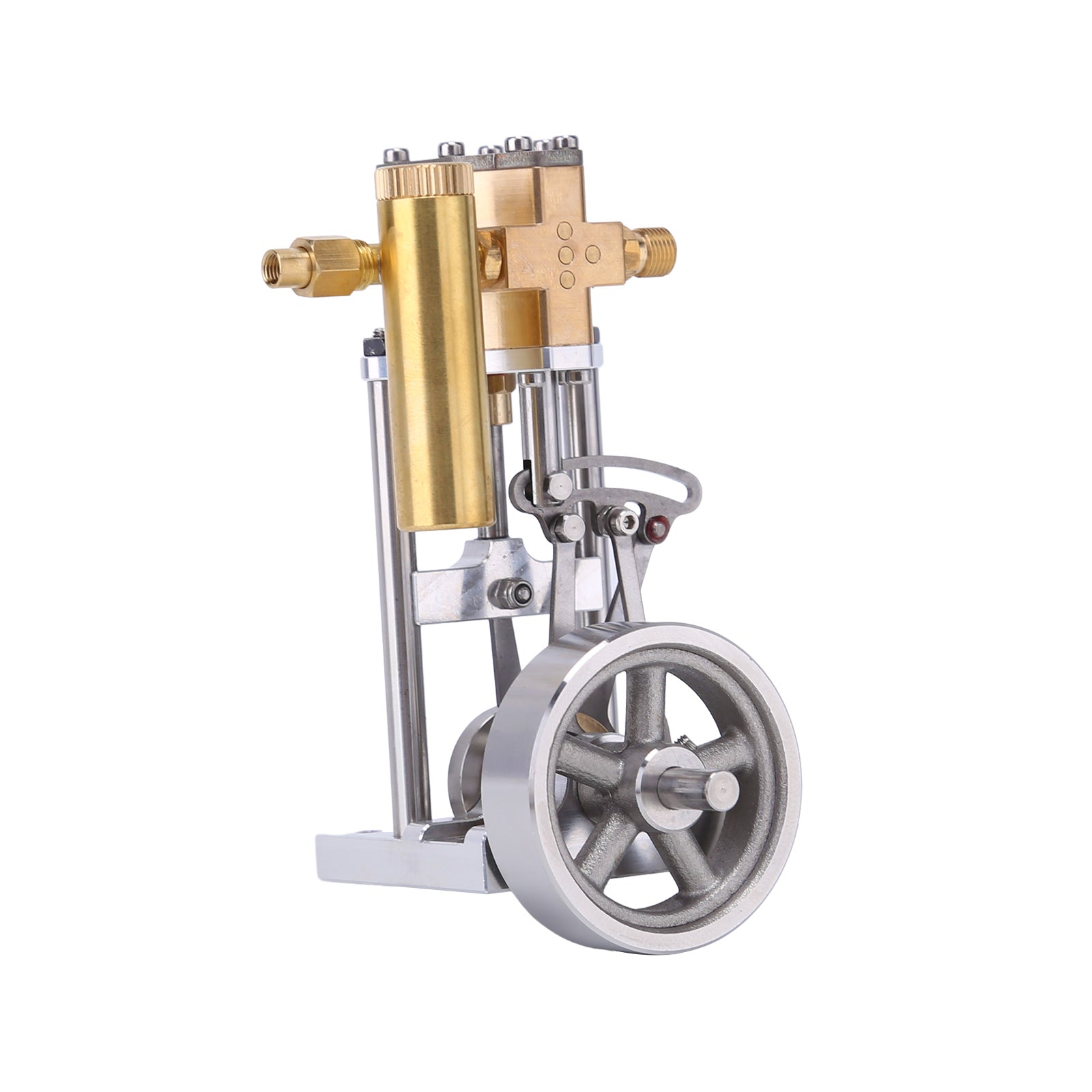 V1313 Mini Reversing Steam Engine Model Vertical Single Cylinder Physics Toy-helloworld7