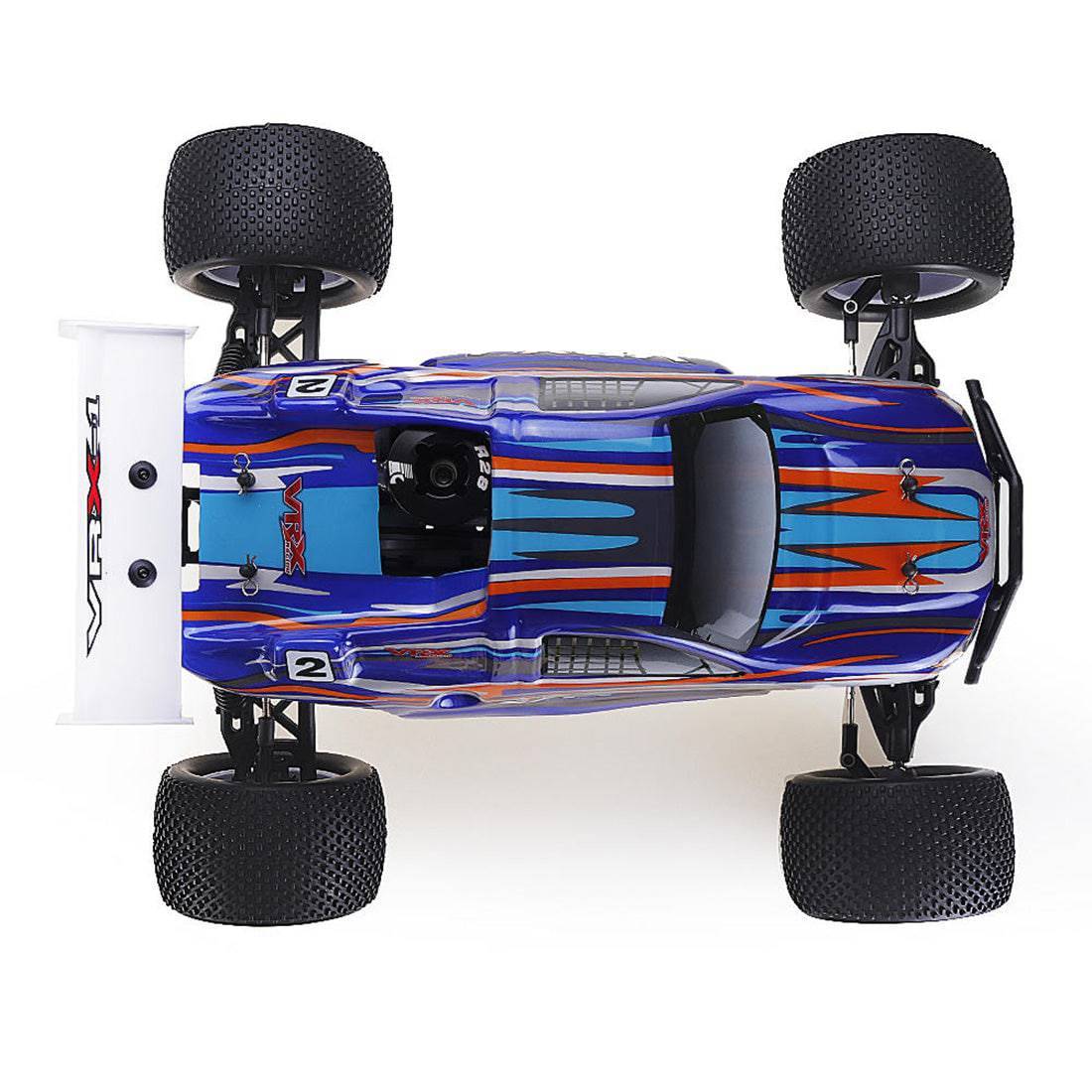VRX RH801 1/8 Scale 4WD Nitro Gas Powered Truggy Force.28 Engine RTR Blue