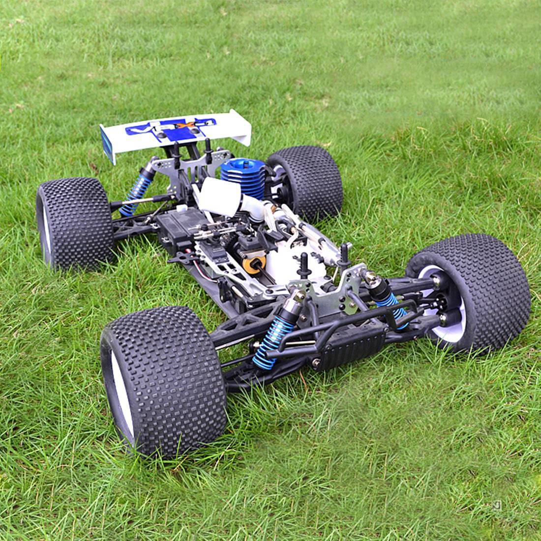 VRX RH801 1/8 Scale 4WD Nitro Gas Powered Truggy Force.28 Engine RTR Blue