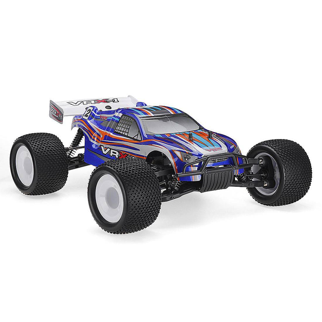 VRX RH801 1/8 Scale 4WD Nitro Gas Powered Truggy Force.28 Engine RTR Blue