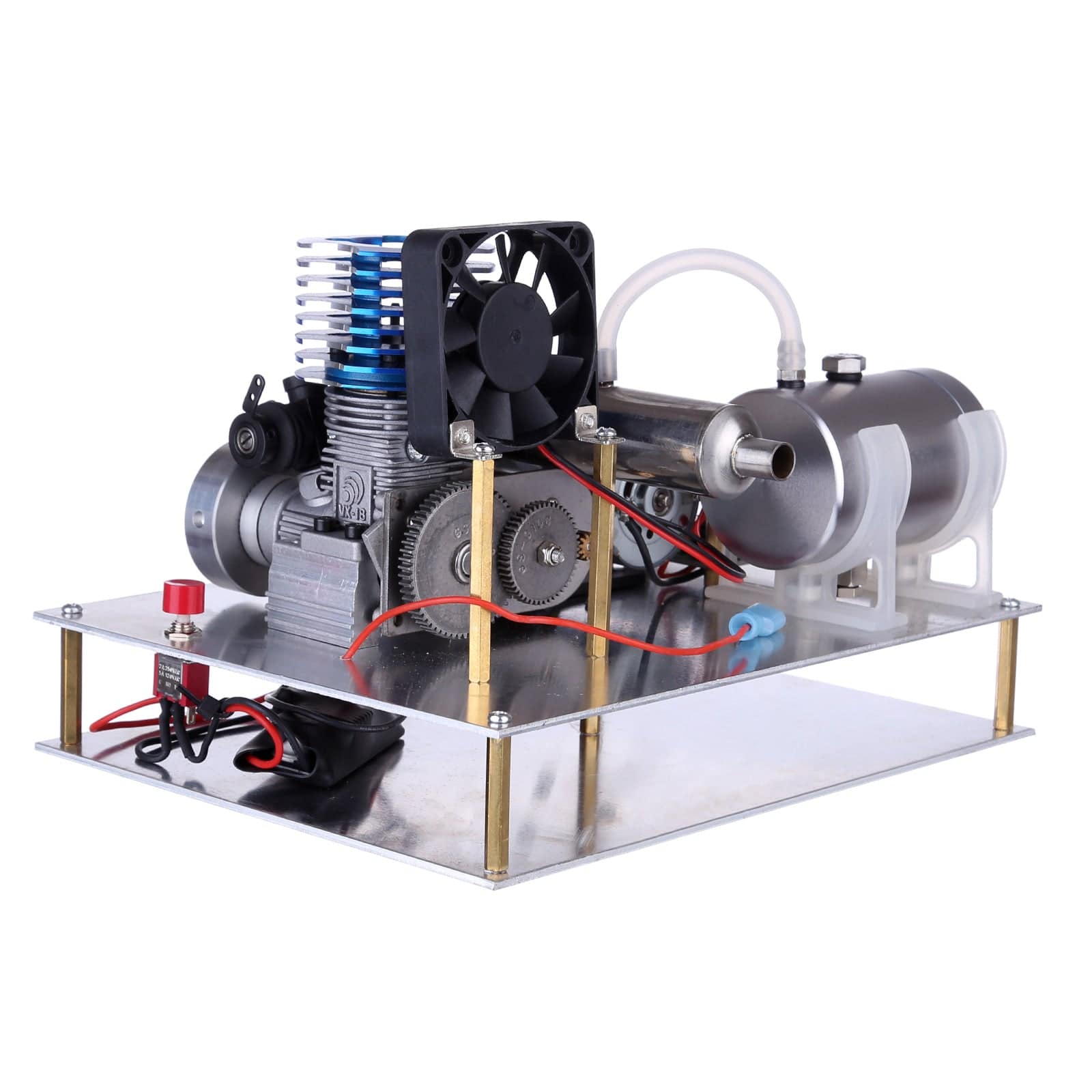 VX 18 Methanol Engine Generator Set Electric Start 12V 40W DIY Power Plant