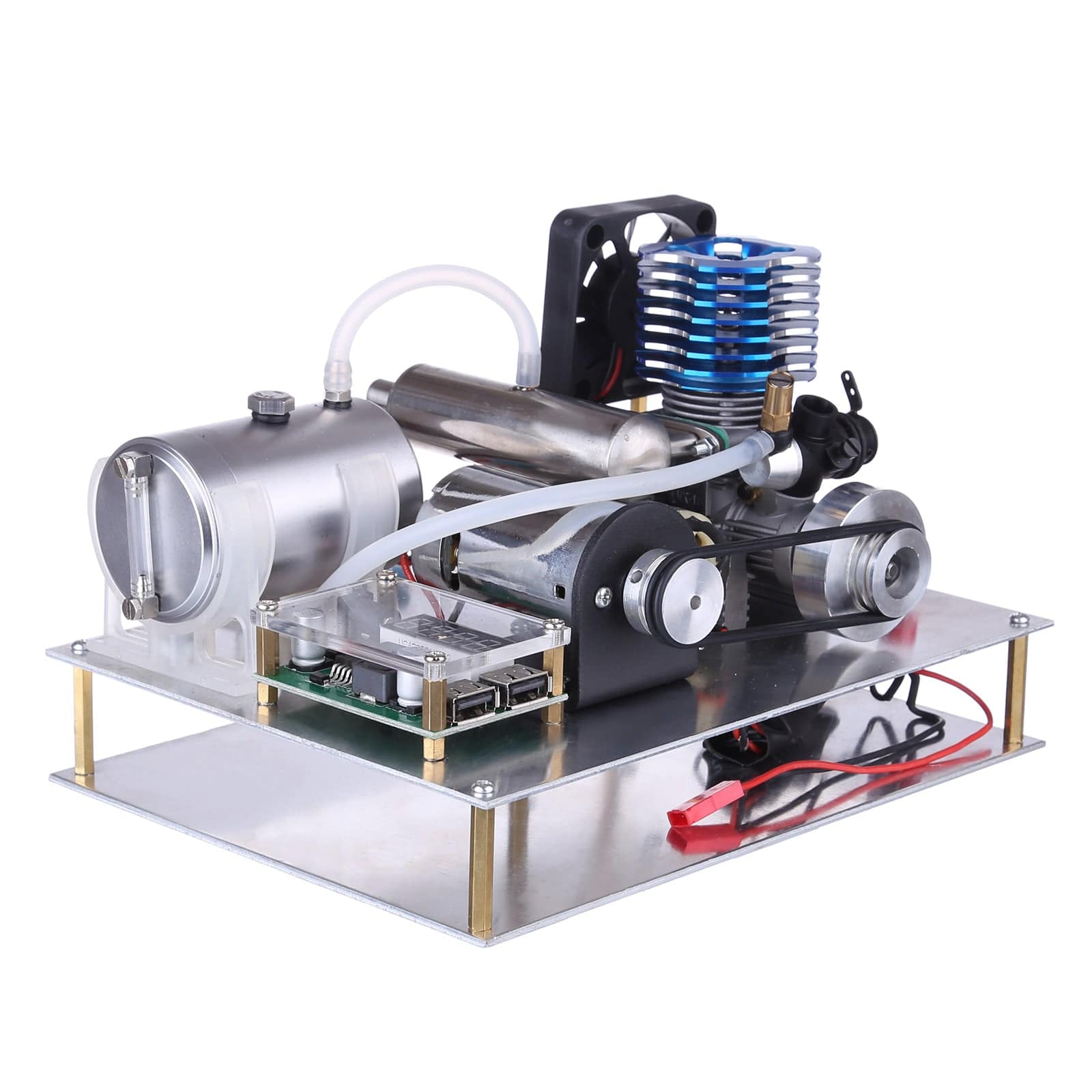 VX 18 Methanol Engine Generator Set Electric Start 12V 40W DIY Power Plant