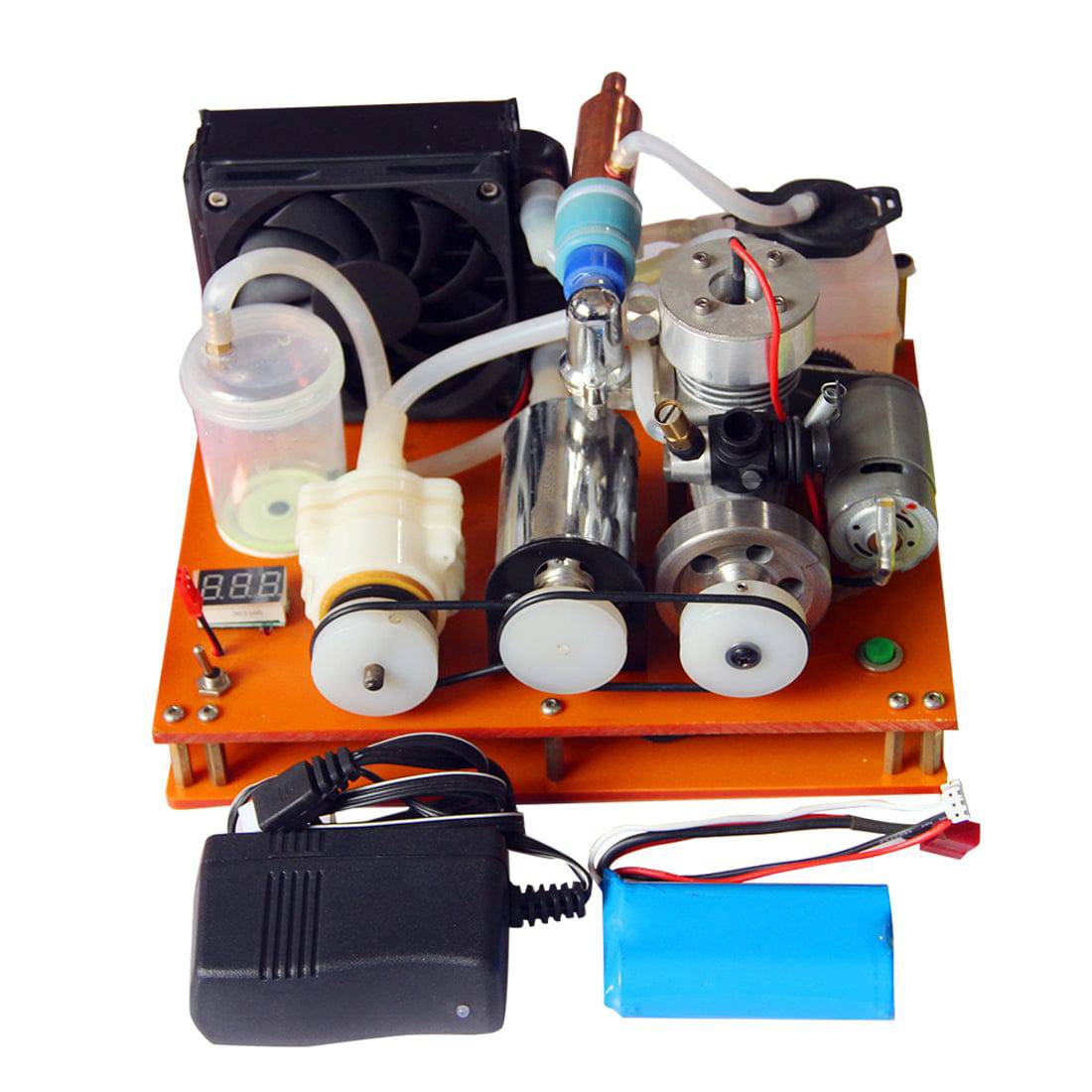 VX Level 18 Water-Cooled Methanol Engine Generator Set Electric Start 12V 30W DIY Power Plant-helloworld7