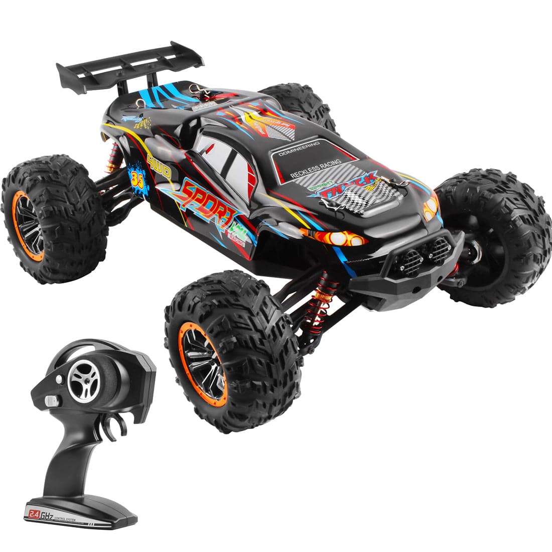 VXL Racing 1/10 Scale 4WD High Speed Off-Road RC Truck RTR All-Terrain Car for Beginners