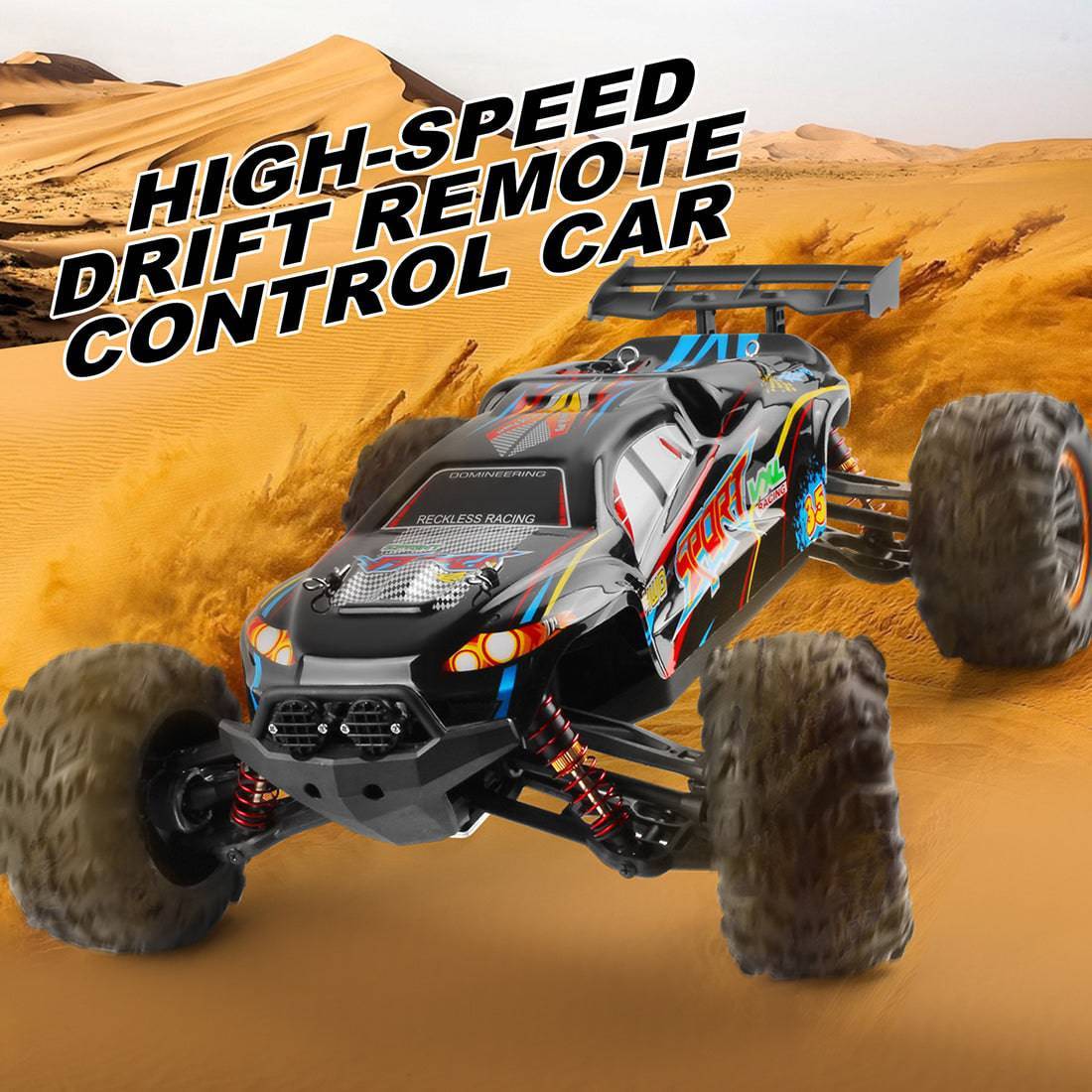 VXL Racing 1/10 Scale 4WD High Speed Off-Road RC Truck RTR All-Terrain Car for Beginners