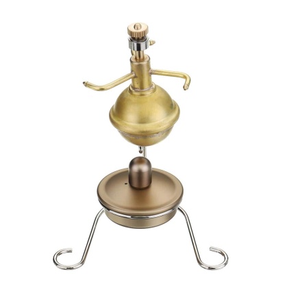 Vertical Pure Copper Mini Steam Engine Model with Boiler Physics Gift