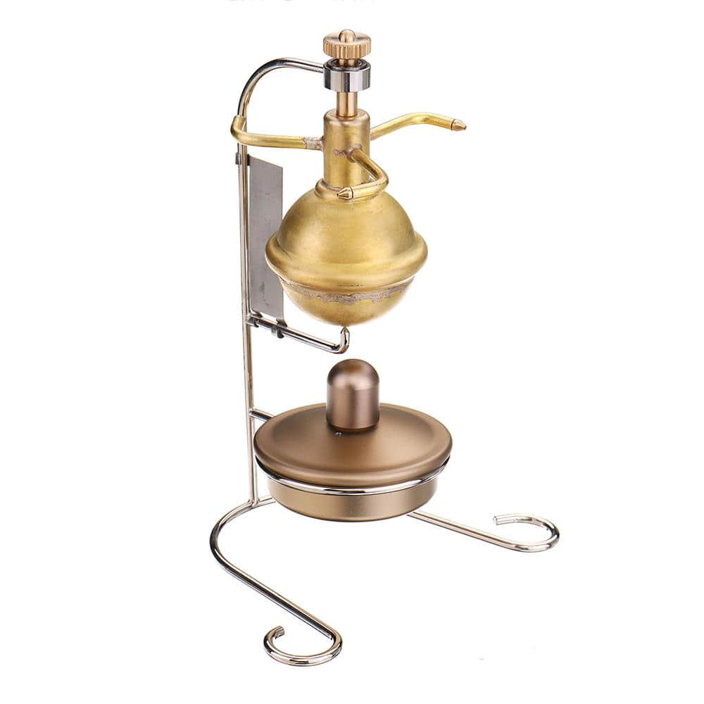 Vertical Pure Copper Mini Steam Engine Model with Boiler Physics Gift