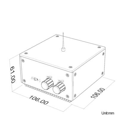 Vinyl Record Style Bluetooth Musical Tesla Coil Flat PCB Touchable Arc Science Toy-helloworld7