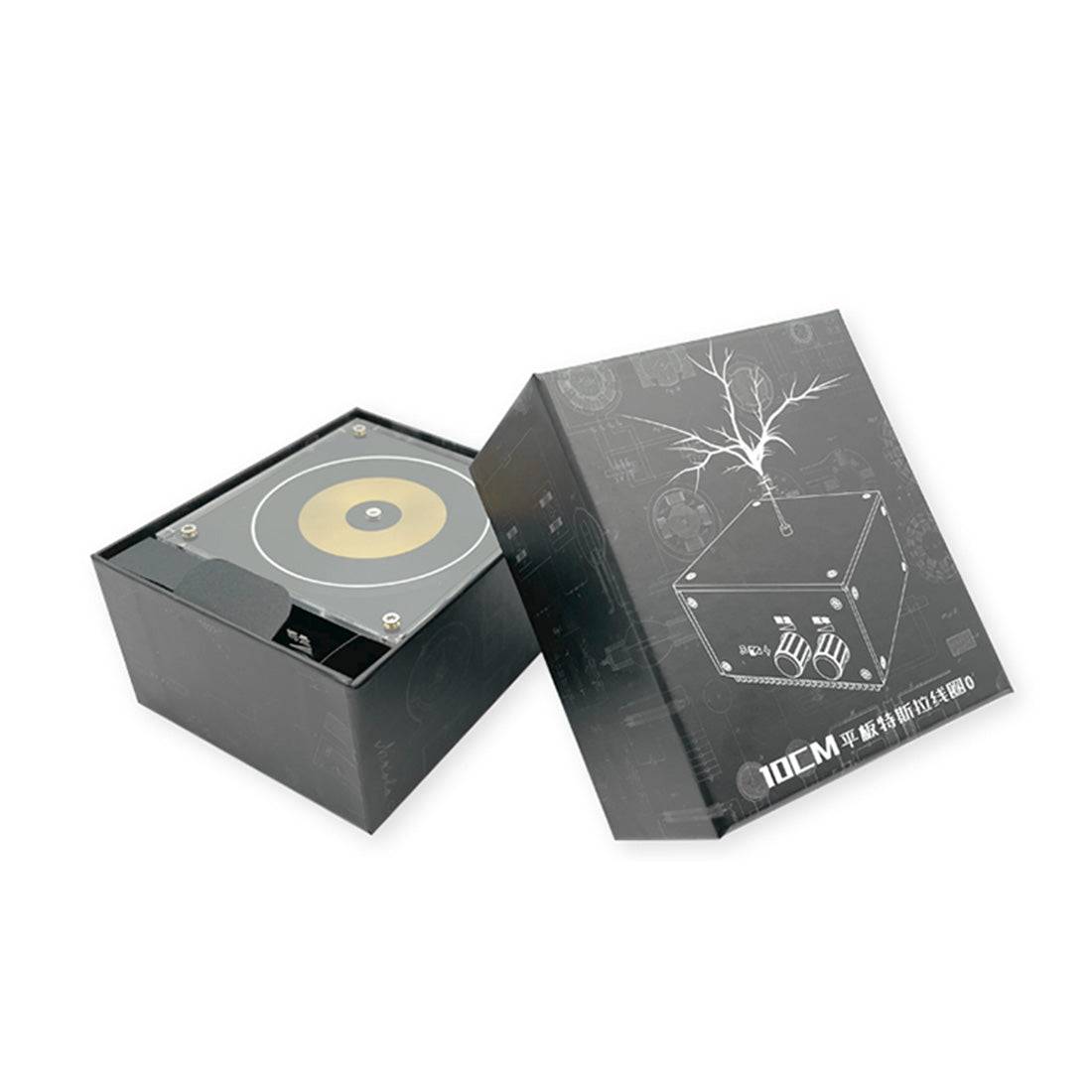 Vinyl Record Style Bluetooth Musical Tesla Coil Flat PCB Touchable Arc Science Toy-helloworld7