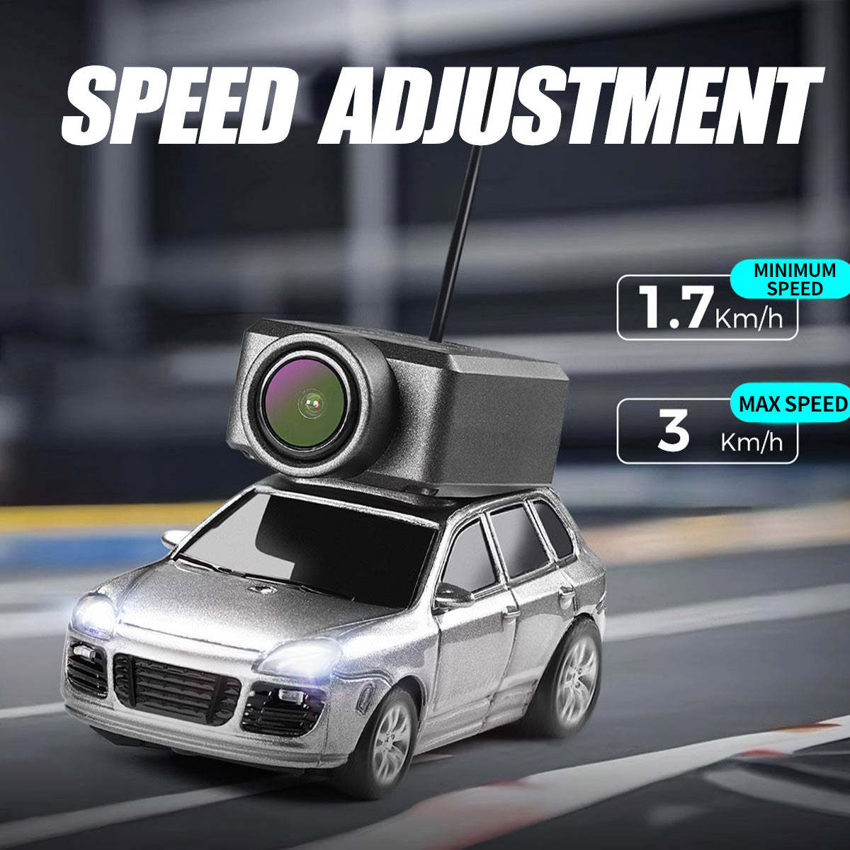 WL 1/64 Scale FPV Micro RC Car with HD Camera & App Control - Real-Time Video Racing