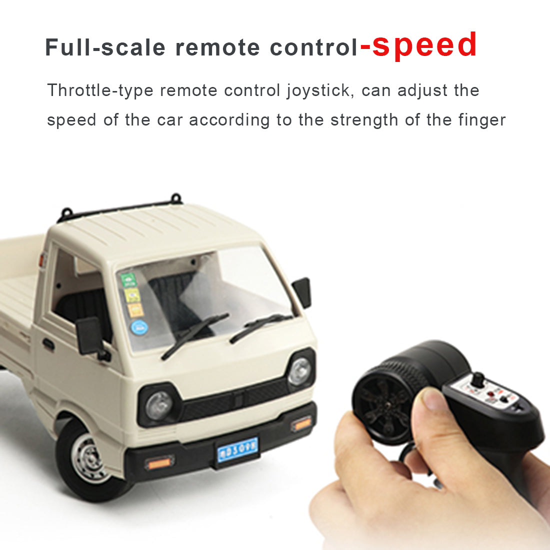 WPL D12 1/16 Scale RC Truck RTR 2.4Ghz Radio Control Drift Pickup with Proportional Steering