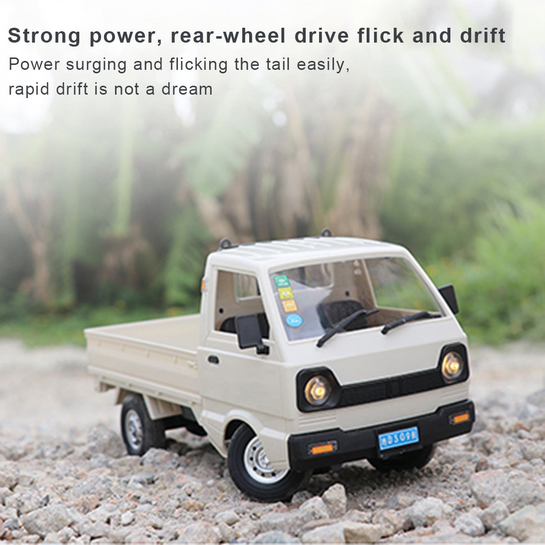 WPL D12 1/16 Scale RC Truck RTR 2.4Ghz Radio Control Drift Pickup with Proportional Steering