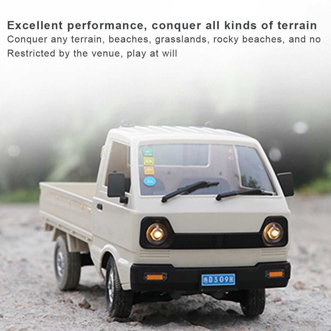 WPL D12 1/16 Scale RC Truck RTR 2.4Ghz Radio Control Drift Pickup with Proportional Steering
