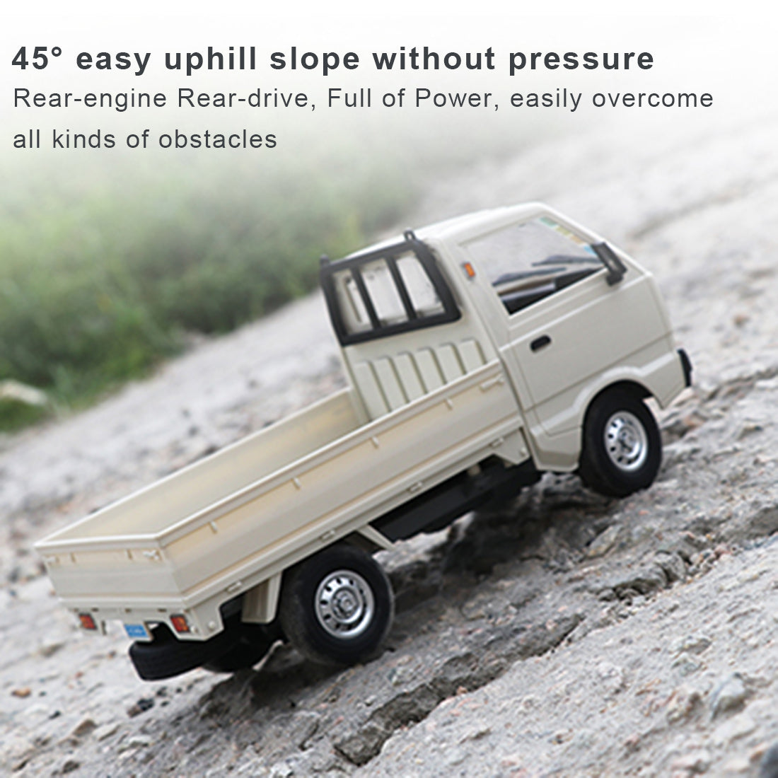 WPL D12 1/16 Scale RC Truck RTR 2.4Ghz Radio Control Drift Pickup with Proportional Steering