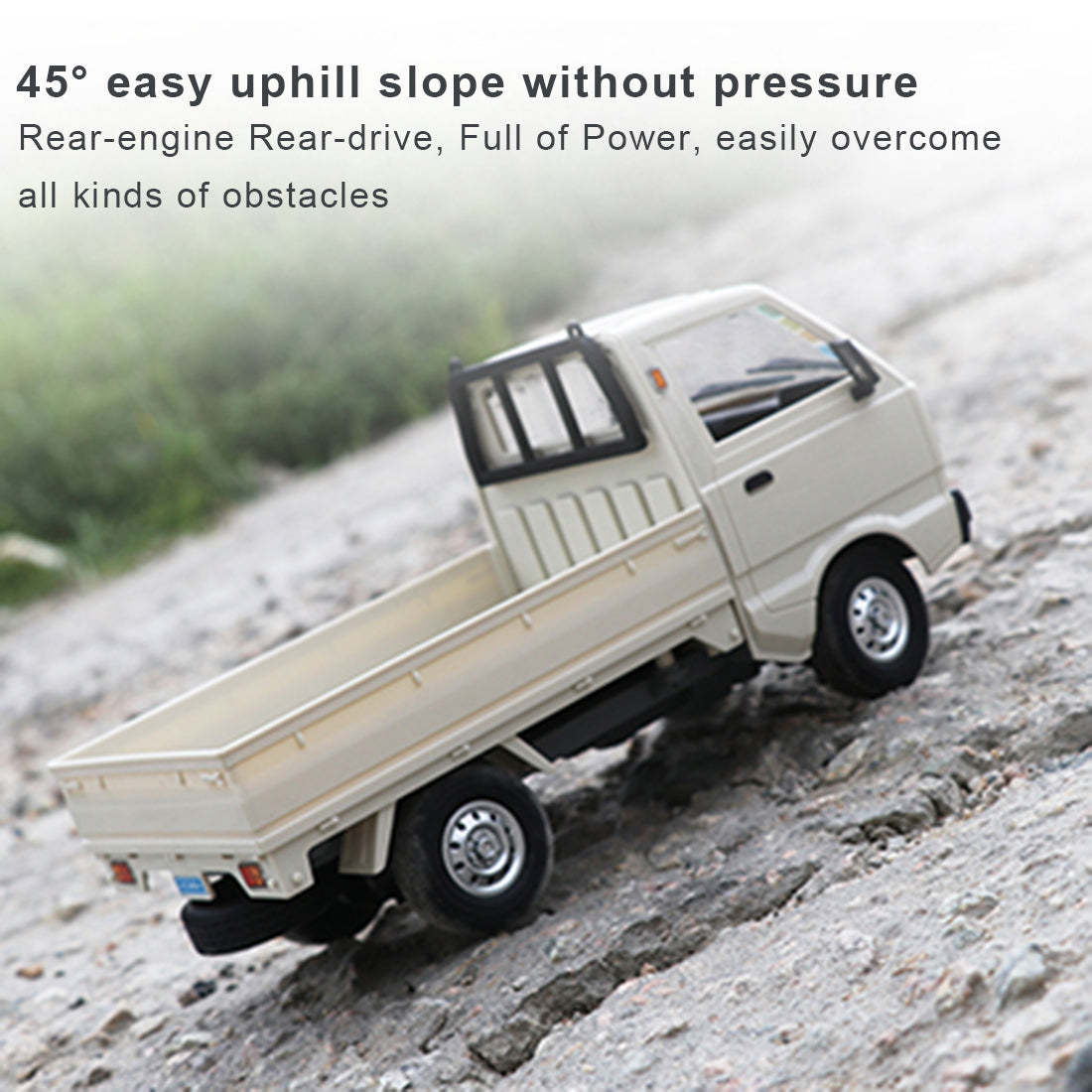 WPL D12 1/16 Scale RC Truck RTR 2.4Ghz Radio Control Drift Pickup with Proportional Steering