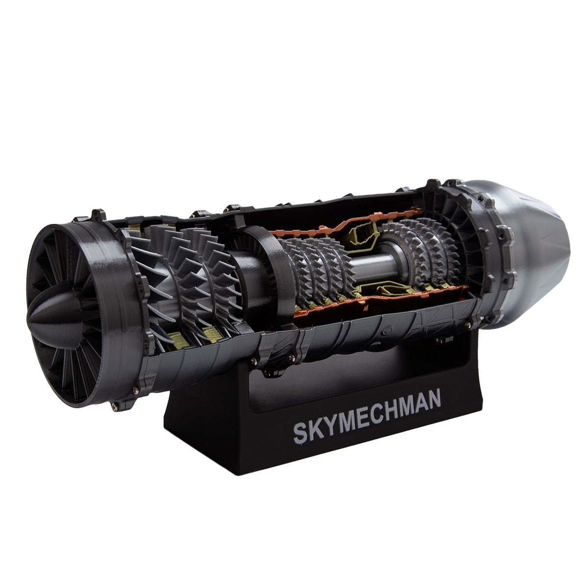WS-15 1/20 Scale Turbofan Jet Engine Model Kit J-20 Fighter DIY Assembly Gift-helloworld7