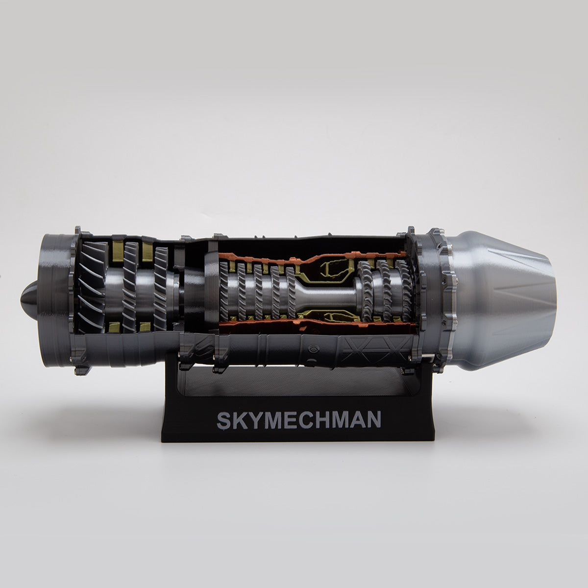 WS-15 1/20 Scale Turbofan Jet Engine Model Kit J-20 Fighter DIY Assembly Gift-helloworld7