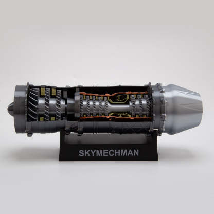WS-15 1/20 Scale Turbofan Jet Engine Model Kit J-20 Fighter DIY Assembly Gift-helloworld7