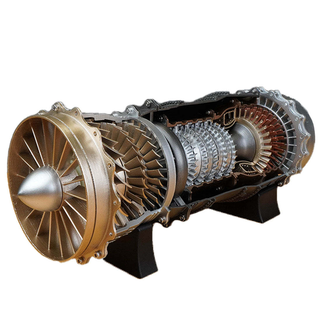 WS-15 1/20 Scale Turbofan Jet Engine Model Kit J-20 Fighter DIY Assembly Gift-helloworld7