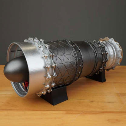 WS-15 1/20 Scale Turbofan Jet Engine Model Kit J-20 Fighter DIY Assembly Gift-helloworld7