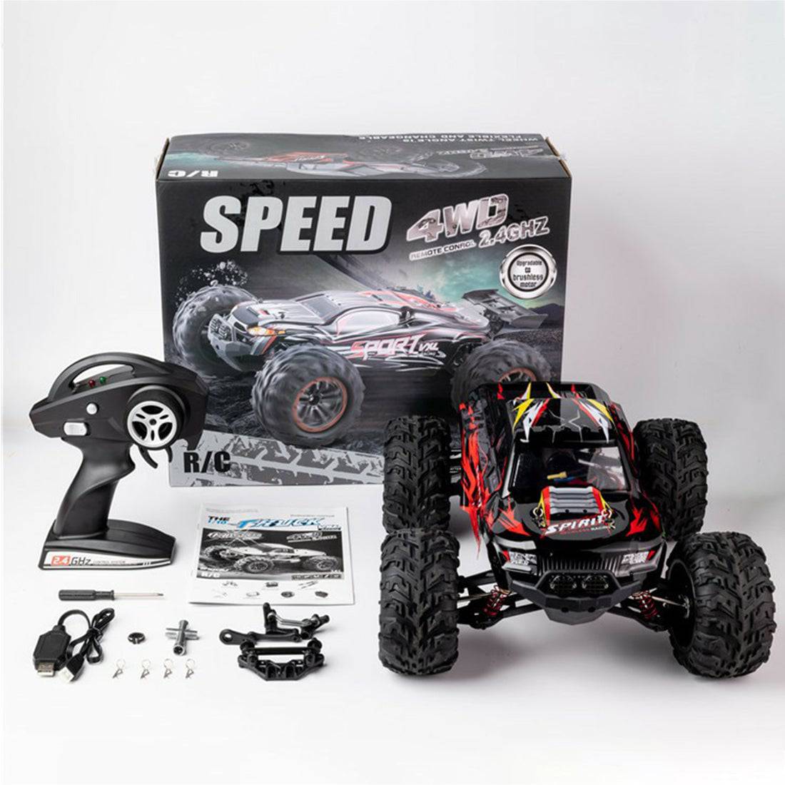 XLF X03 1/10 Scale 4WD 60km/h Brushless Electric Off Road RC Monster Truck