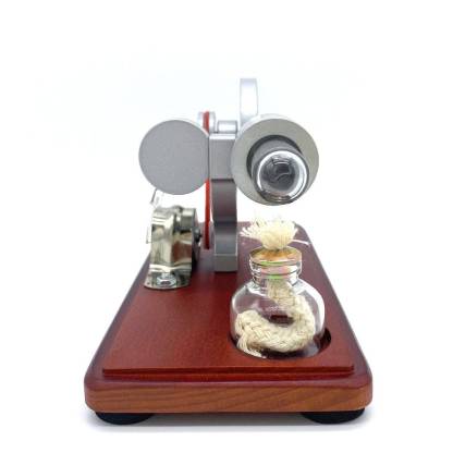 Y-Shape Retro Stirling Engine Generator Model with LED Lights Science Gift-helloworld7