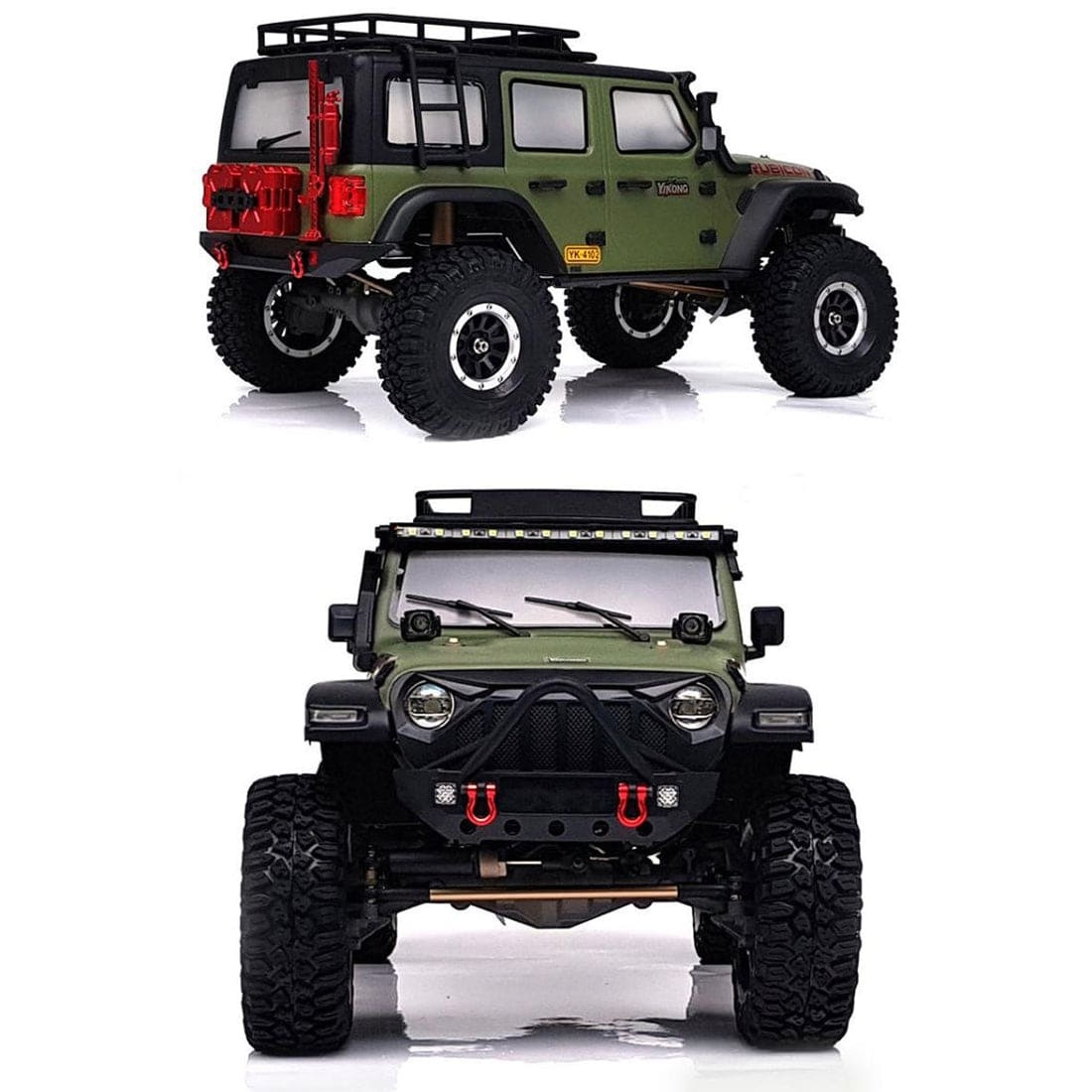 YIKONG YK 4102PRO 1/10 Scale 4WD 6CH RC Crawler with Diff Locks & 2-Speed Gearbox Blue