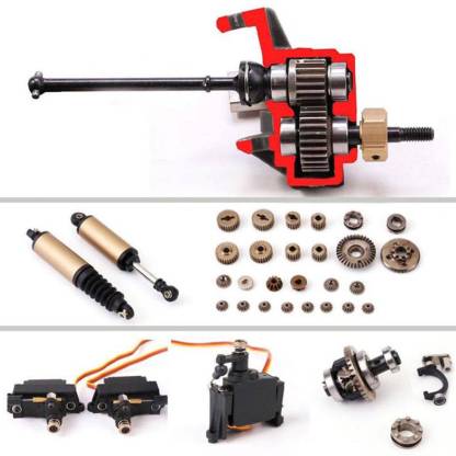 YIKONG YK 4102PRO 1/10 Scale 4WD 6CH RC Crawler with Diff Locks & 2-Speed Gearbox Blue