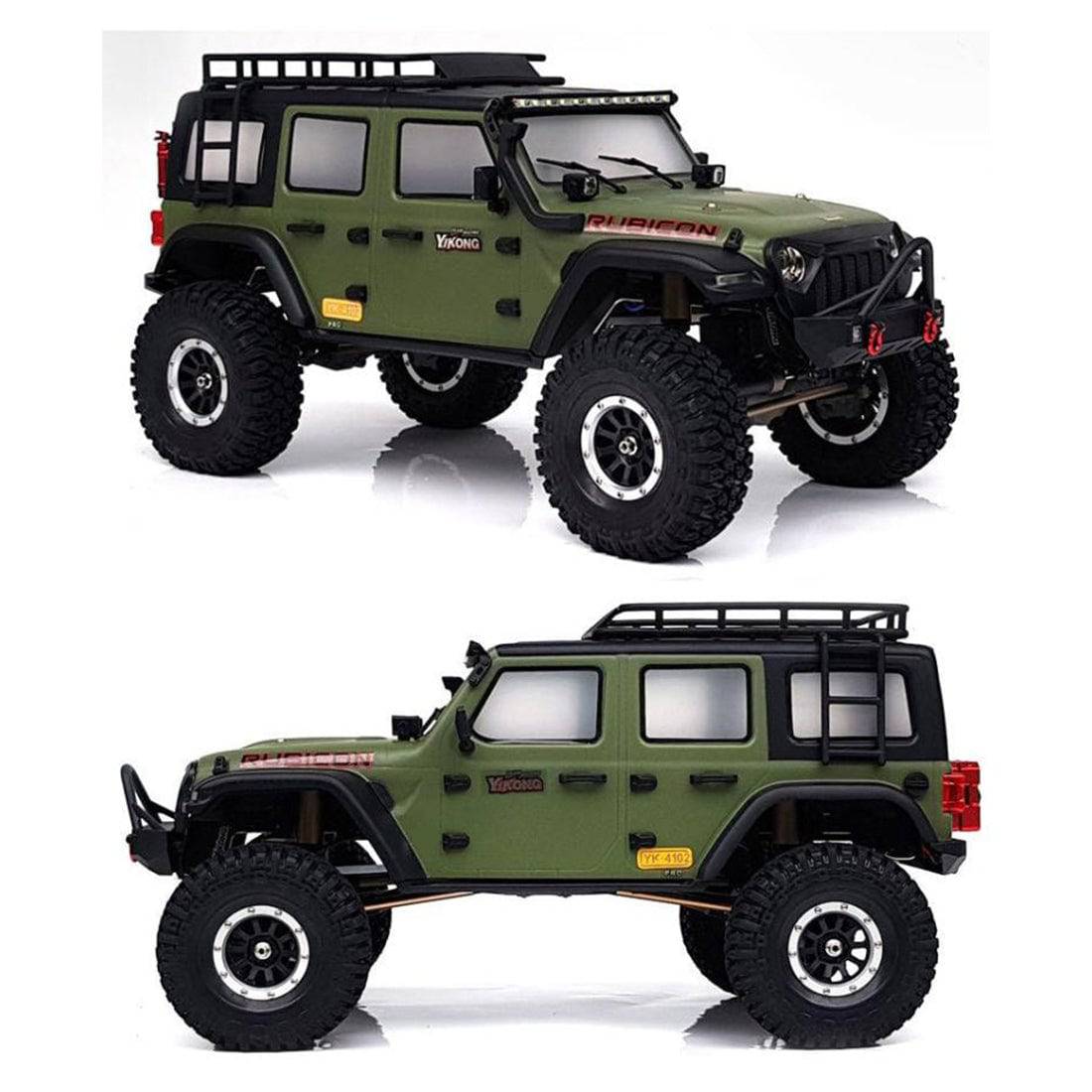 YIKONG YK 4102PRO 1/10 Scale 4WD 6CH RC Crawler with Diff Locks & 2-Speed Gearbox Blue