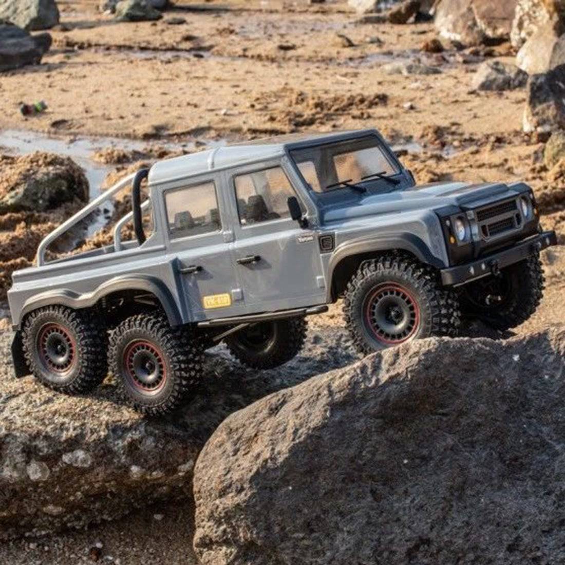 YK 6101 1/10 Scale 6x6 RC Crawler Truck RTR Off-Road Pickup with Remote Locking Diffs and 2-Speed Transmission-helloworld7