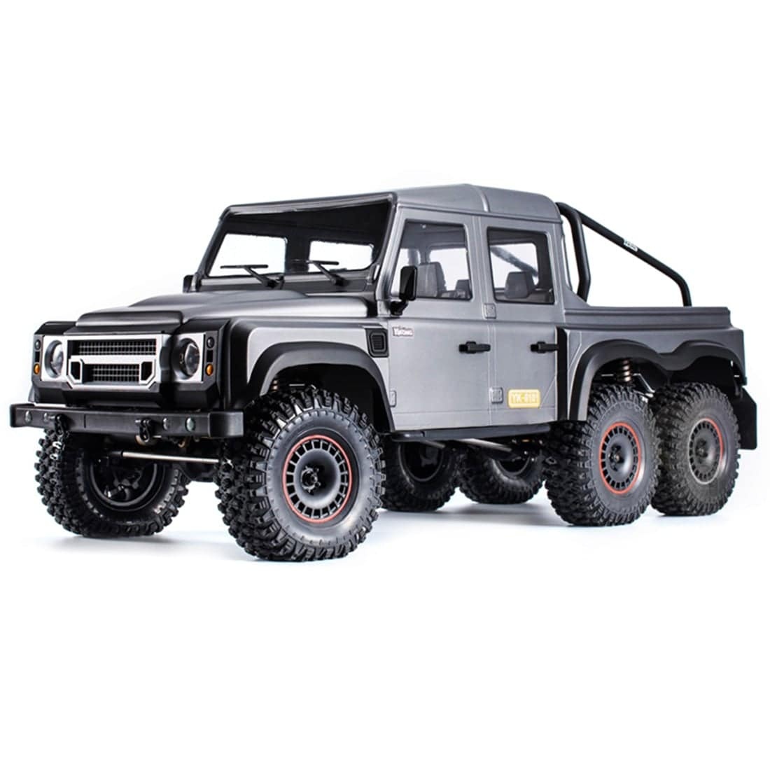 YK 6101 1/10 Scale 6x6 RC Crawler Truck RTR Off-Road Pickup with Remote Locking Diffs and 2-Speed Transmission-helloworld7