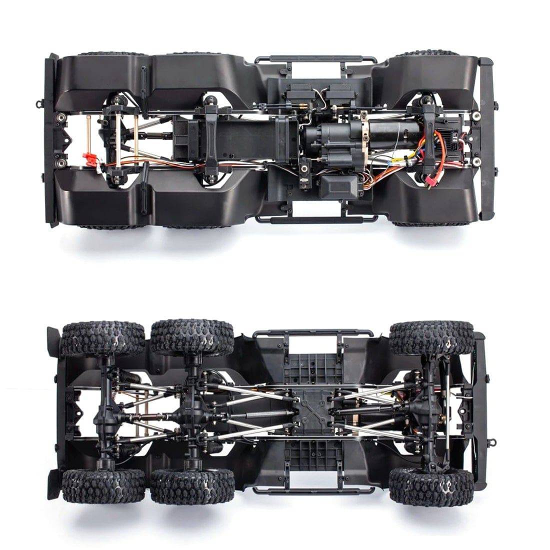 YK 6101 1/10 Scale 6x6 RC Crawler Truck RTR Off-Road Pickup with Remote Locking Diffs and 2-Speed Transmission-helloworld7