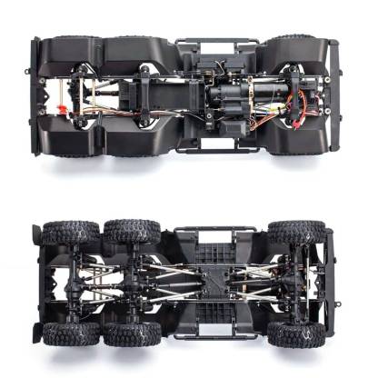 YK 6101 1/10 Scale 6x6 RC Crawler Truck RTR Off-Road Pickup with Remote Locking Diffs and 2-Speed Transmission-helloworld7