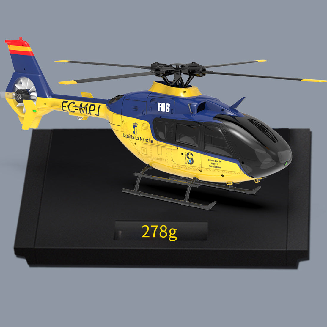 YU XIANG EC-135 1/36 Scale 6CH Direct Drive Brushless RC Helicopter RTF 3D/6G