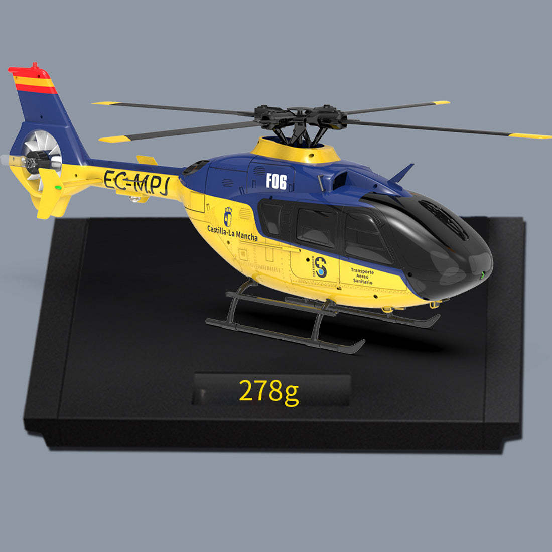 YU XIANG EC-135 1/36 Scale 6CH Direct Drive Brushless RC Helicopter RTF 3D/6G