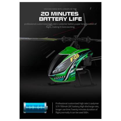 YU XIANG F03 4CH Flybarless RC Helicopter with Altitude Hold & 6-Axis Gyro RTF-helloworld7