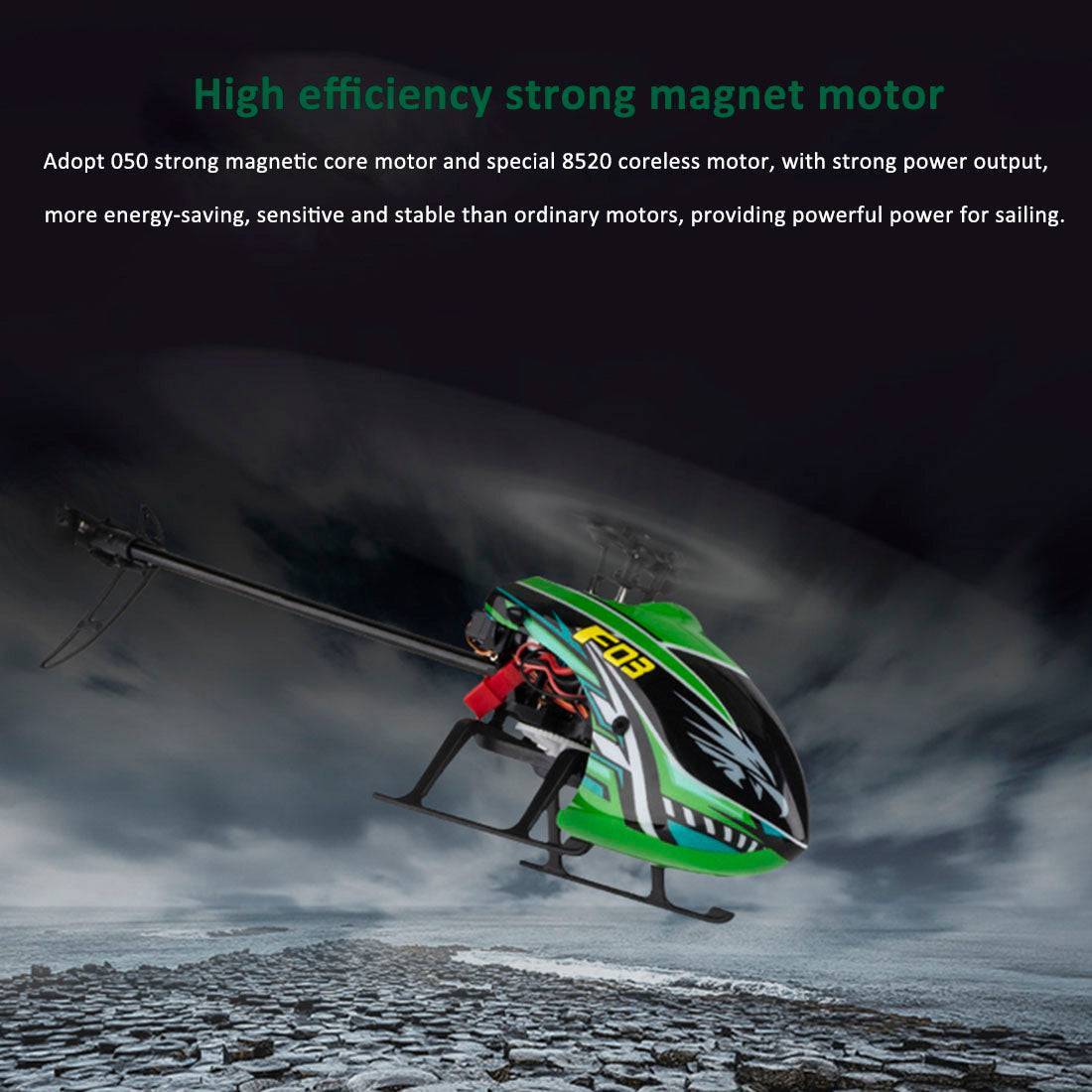 YU XIANG F03 4CH Flybarless RC Helicopter with Altitude Hold & 6-Axis Gyro RTF-helloworld7