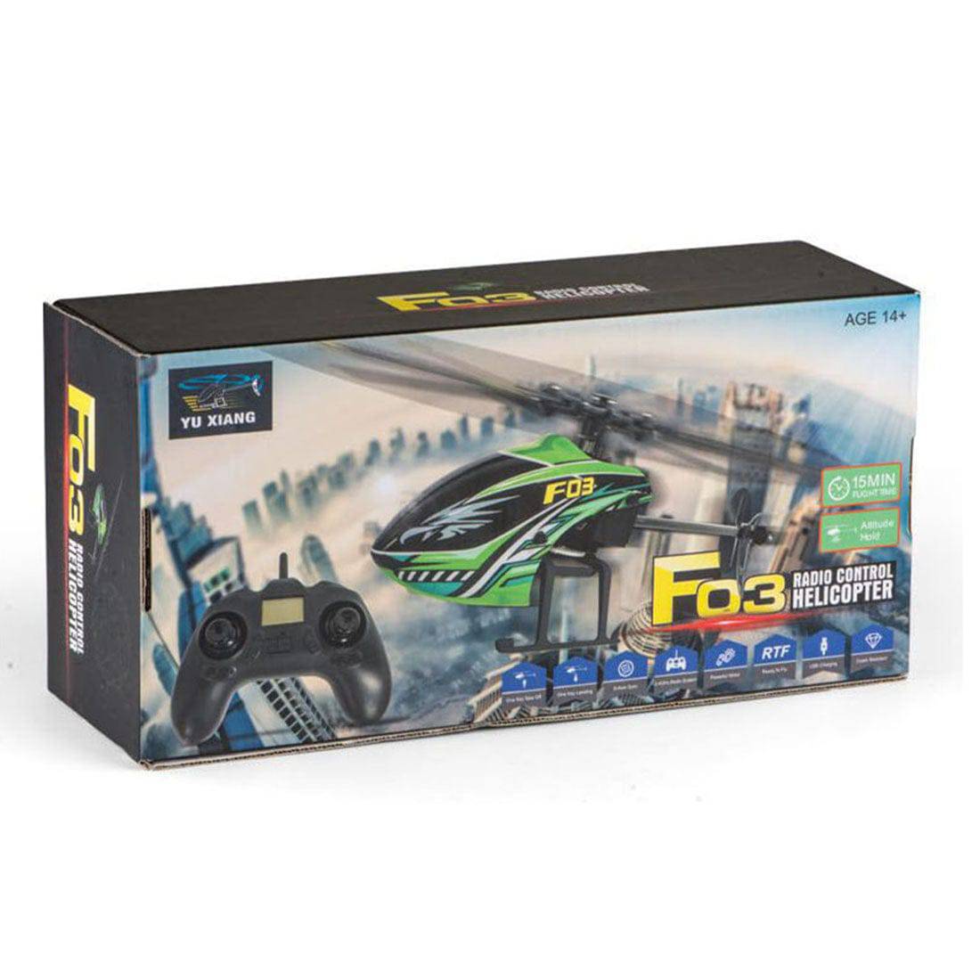 YU XIANG F03 4CH Flybarless RC Helicopter with Altitude Hold & 6-Axis Gyro RTF-helloworld7