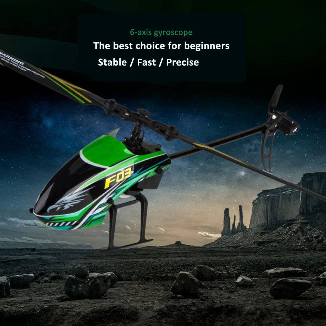 YU XIANG F03 4CH Flybarless RC Helicopter with Altitude Hold & 6-Axis Gyro RTF-helloworld7