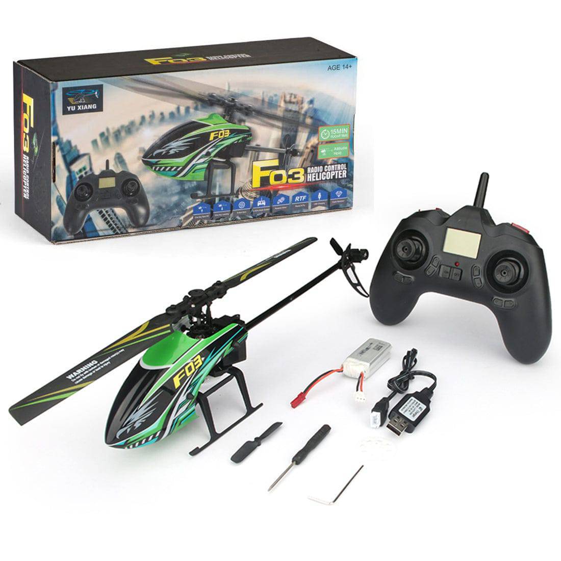 YU XIANG F03 4CH Flybarless RC Helicopter with Altitude Hold & 6-Axis Gyro RTF-helloworld7