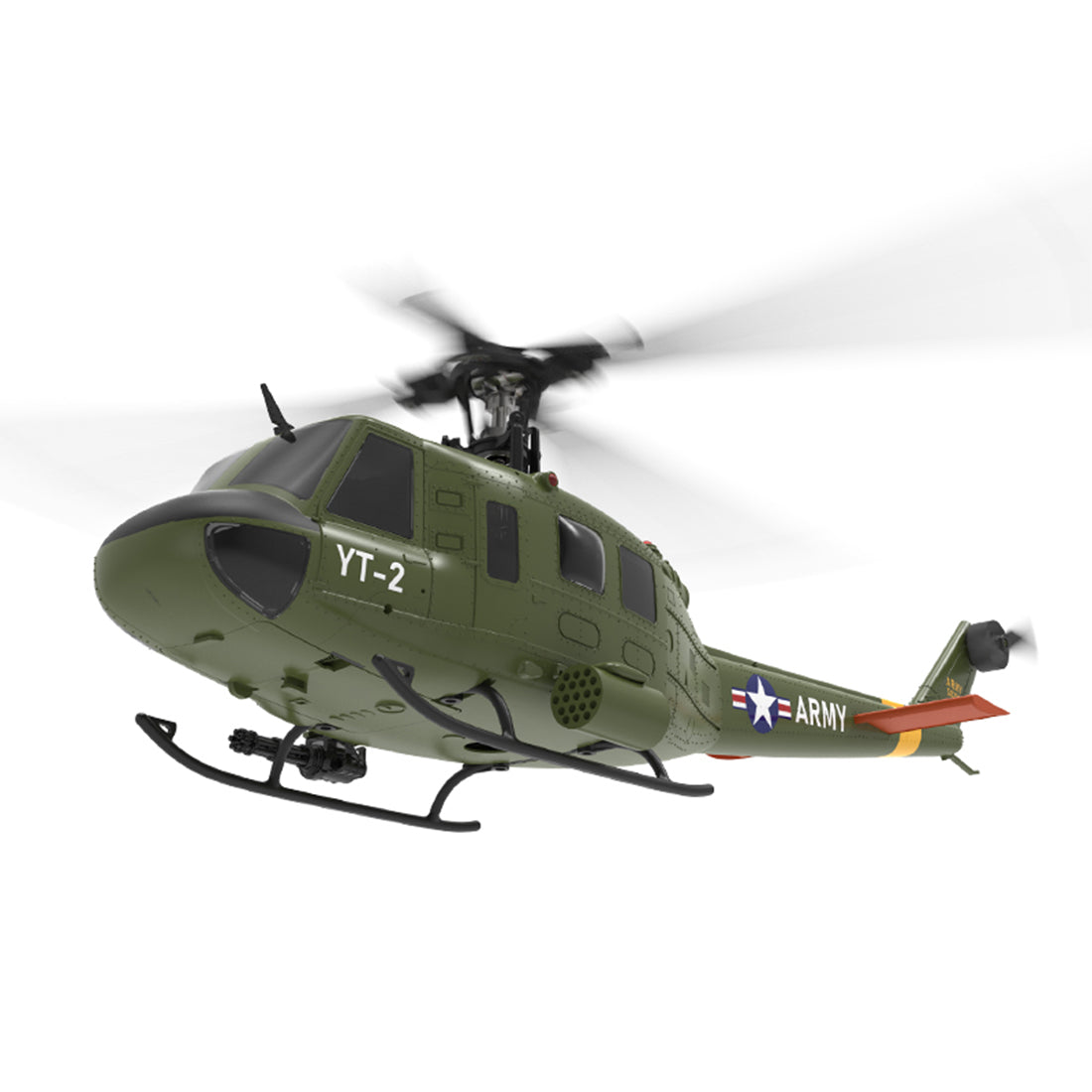 YU XIANG F07 UH-1 Huey 1/34 Scale 6CH Direct Drive Brushless RC Helicopter RTF Optical Flow