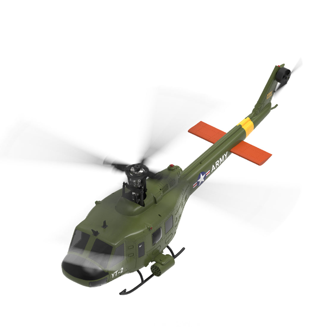 YU XIANG F07 UH-1 Huey 1/34 Scale 6CH Direct Drive Brushless RC Helicopter RTF Optical Flow